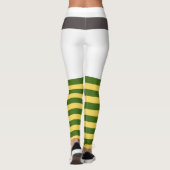 Lucky Green Leprechaun Socks St. Patrick's Day Leggings (Rückseite)