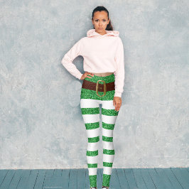 Lucky Green Leprechaun St. Patrick's Day Leggings