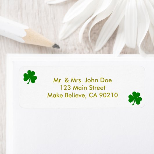 Lucky Green St Patrick's Day Irish Kleeblatt (Insitu)
