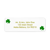Lucky Green St Patrick's Day Irish Kleeblatt (Vorne)