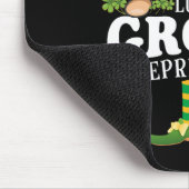 Lucky Groom Leprechaun Funny St Patricks Day Mousepad (Ecke)