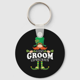 Lucky Groom Leprechaun Funny St Patricks Day Schlüsselanhänger