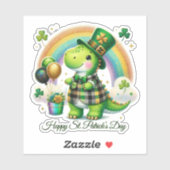 Lucky Happy St. Patrick’s Day Sticker (Blatt)