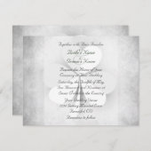 Lucky Heart Leaf Clover Irish Wedding Einladung (Vorne/Hinten)