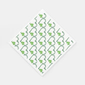 Lucky Hearts and Clovers Serviette (Ecke)