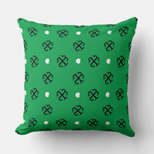 Lucky Hearts Shamrock Wurfkissen Kissen