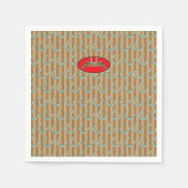 Lucky Hoof - Paper Napkins Serviette (Vorderseite)