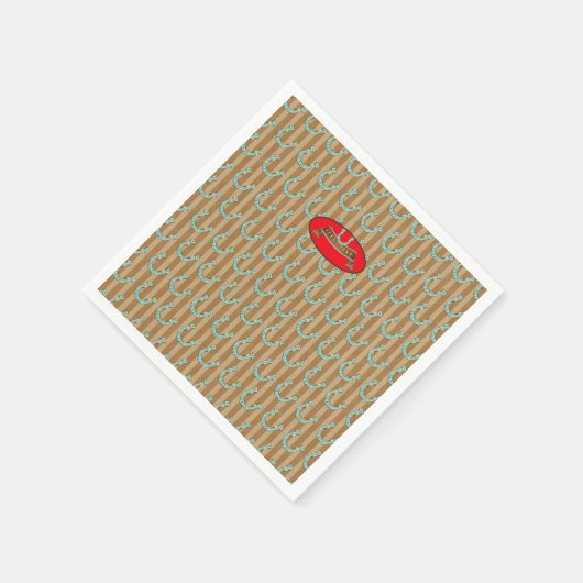 Lucky Hoof - Paper Napkins Serviette (Ecke)