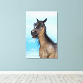 Lucky Horse Leinwanddruck (Insitu (Holzboden))