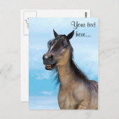 Lucky Horse Postkarte (Vorne/Hinten)