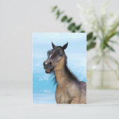 Lucky Horse Postkarte (Stehend Vorderseite)
