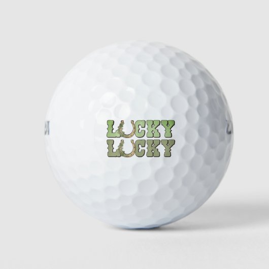 Lucky Horse Shoe Golfball (Vorderseite)
