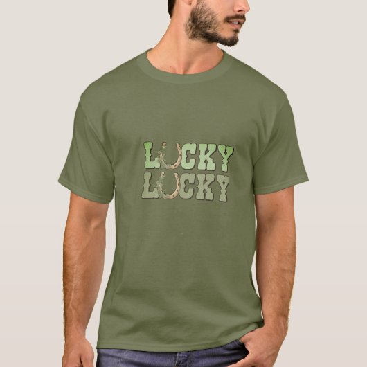 Lucky Horse Shoe T-Shirt (Vorderseite)