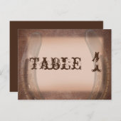 Lucky Horseshoe auf der Tischnummer Brown Leather (Vorne/Hinten)