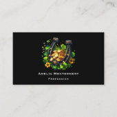 Lucky Horseshoe Goldmünzen und Klee Visitenkarte (Vorderseite)