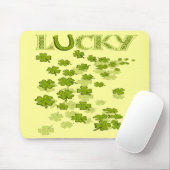 Lucky HorseShoe Kleeblatts Mousepad (Mit Mouse)