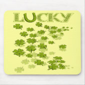 Lucky HorseShoe Kleeblatts Mousepad (Vorne)