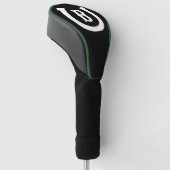 Lucky-Horseshoe-Logo für kundenspezifische Monogra Golf Headcover (angewinkelt)