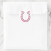 Lucky Horseshoe - SRF Runder Aufkleber (Tasche)