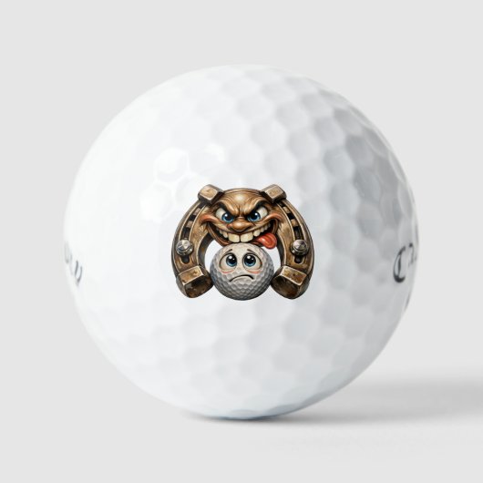 Lucky Horseshoe Supersoft Golfbälle (Vorderseite)
