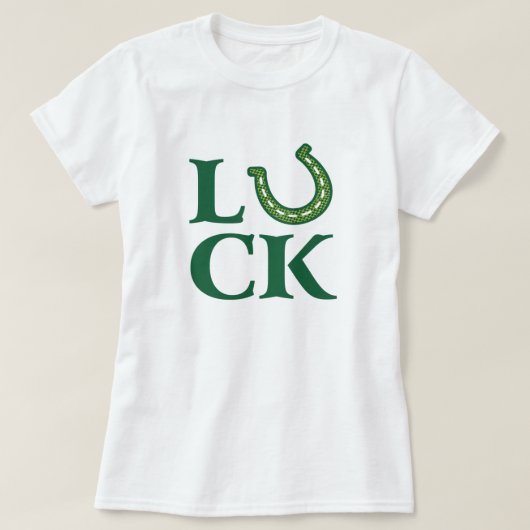 Lucky Horseshoe Tattoo Design Shirt (Design vorne)