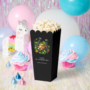 Lucky Horseshoe und Gold Coins St. Patrick's Day Geschenkschachtel