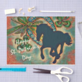 Lucky Horseshoe und Horse St. Patrick's Day Seidenpapier (Handwerk)