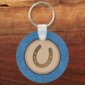 Lucky Horseshoe Western Schlüsselanhänger (Vorderseite)