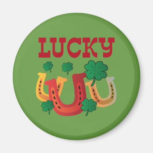 Lucky Horseshoes Magnet (Vorne)
