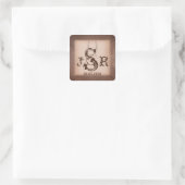 Lucky Horseshos auf der Brown Monogram Aufkleber (Tasche)