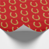 Lucky-Hufeisen Geschenkpapier (Ecke)