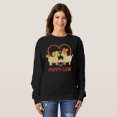 Lucky Hund Animal Rescue Puppy Liebe Pullover (Vorne ganz)