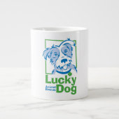 Lucky Hund Jumbo Tasse (Vorderseite)