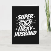 Lucky Husband Verheirateten Ehepaar Geburtstag Karte (Vorderseite)