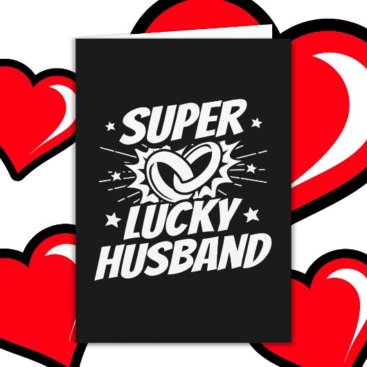 Lucky Husband Verheirateten Ehepaar Geburtstag Karte