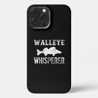 Lucky Ice Fischen Walleye Whisperer Fisherman iPhone 13 Pro Max Hülle