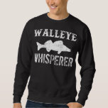 Lucky ice fishing walleye whisperer fisherman sweatshirt<br><div class="desc">Daily top highlights: Our casual t-shirts add color to your outfit with cute cartoon images.
Unique cute drawings for fish lovers, fish fans, and fishing enthusiasts.
Occasions: Suitable for casual, vacation, daily life and outing, easy to match with jeans, shorts, skirts, etc.</div>
