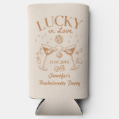 Lucky in der Liebe Bachelorette Wochenende Selters Dosenkühler (Vorderseite)