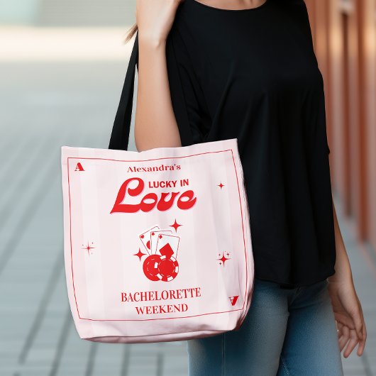 Lucky in der Liebe Bachelorette Wochenende Tasche