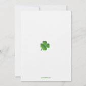 Lucky in Liebe Bridal Dusche Einladung (Rückseite)