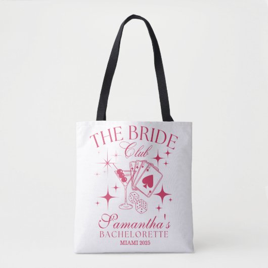 Lucky in Liebe Bride Club Tasche (Vorderseite)