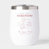 Lucky in Liebe Cocktails Bachelorette Wochenende (Vorderseite)