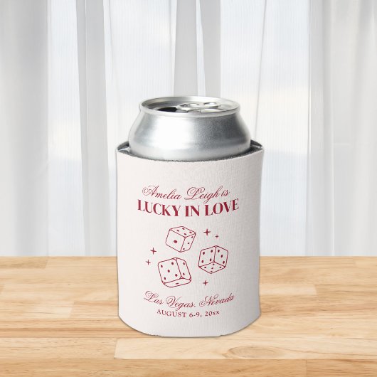 Lucky in Liebe Cocktails Bachelorette Wochenende Dosenkühler