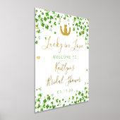 Lucky In Liebe St. Patrick's Day Brautparty Real Foliendrucke (Ablage )