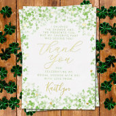 Lucky In Liebe St. Patrick's Day Brautparty Real Folieneinladung