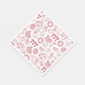 Lucky in Liebe Vegas Bachelorette Serviette (Ecke)