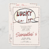 Lucky in Liebe Vegas Casino Lugano Highlights Einladung (Vorne/Hinten)