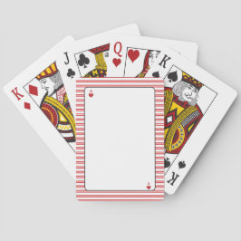 Lucky in Love Plain Playing Card Guestbook Spielkarten