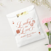 Lucky In Love Playing Card Casino Bridal Shower Geschenktütchen (Versiegelt)