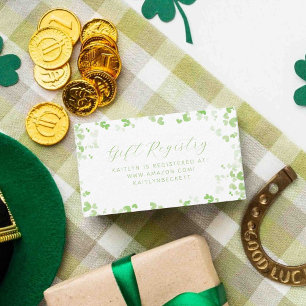 Lucky In Love St. Patrick's Day Brautparty Begleitkarte